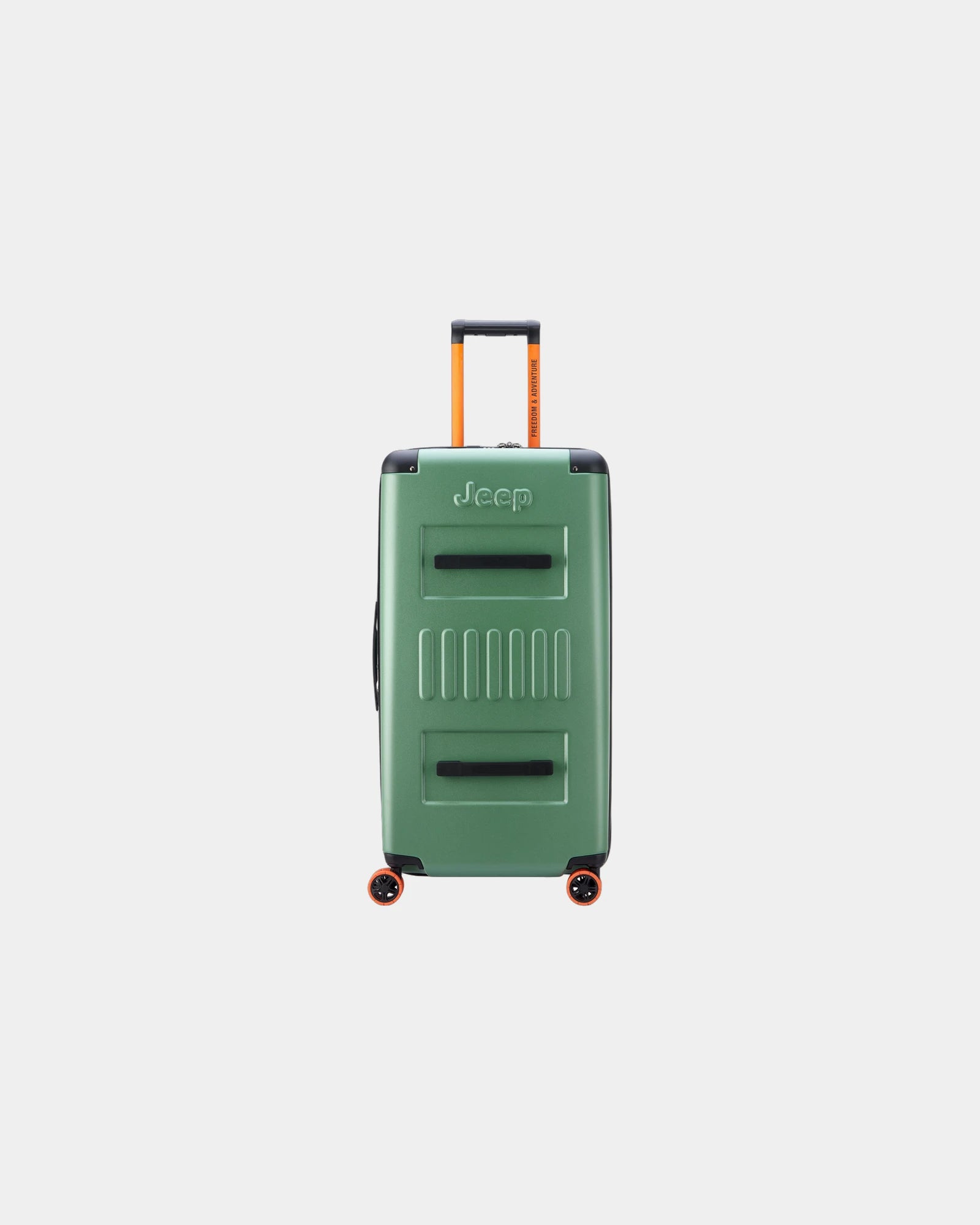 Koffer polycarbonaat 131L uitbreidbaar om te personaliseren - olmgroen