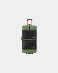 Reistas trolley gerecycled polyester om te personaliseren - olmgroen