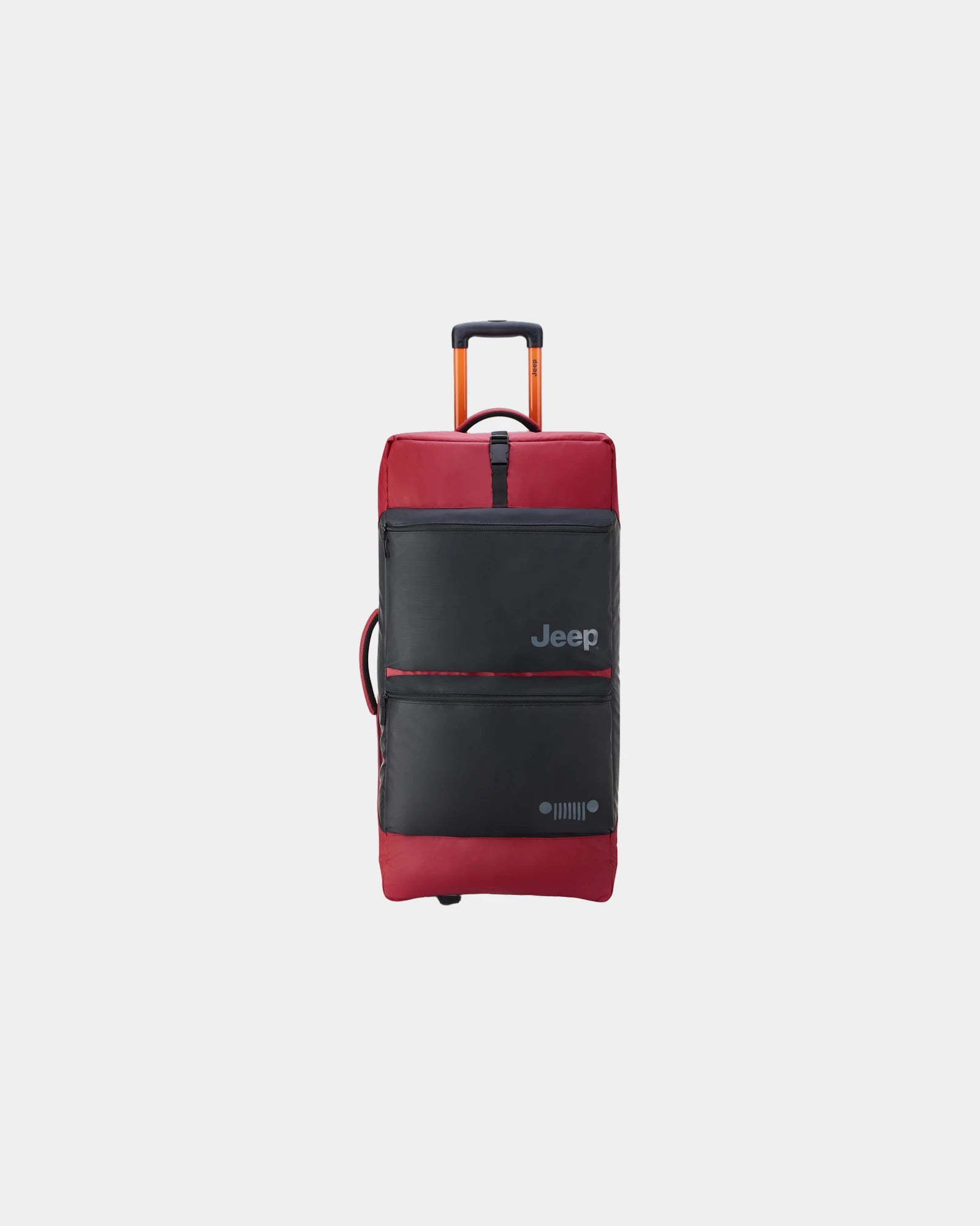 Reistas trolley gerecycled polyester om te personaliseren - tomaat