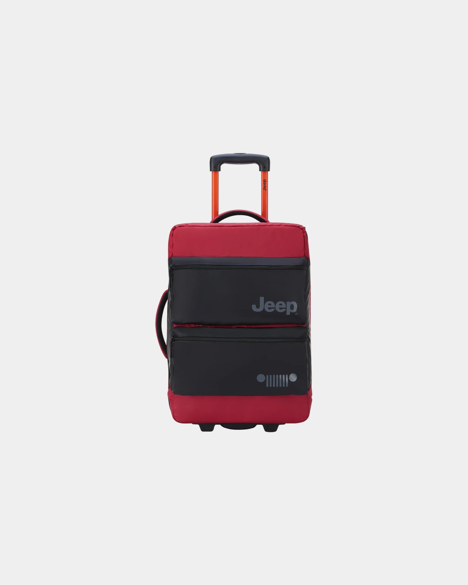 Reistas trolley gerecycled polyester om te personaliseren - tomaat