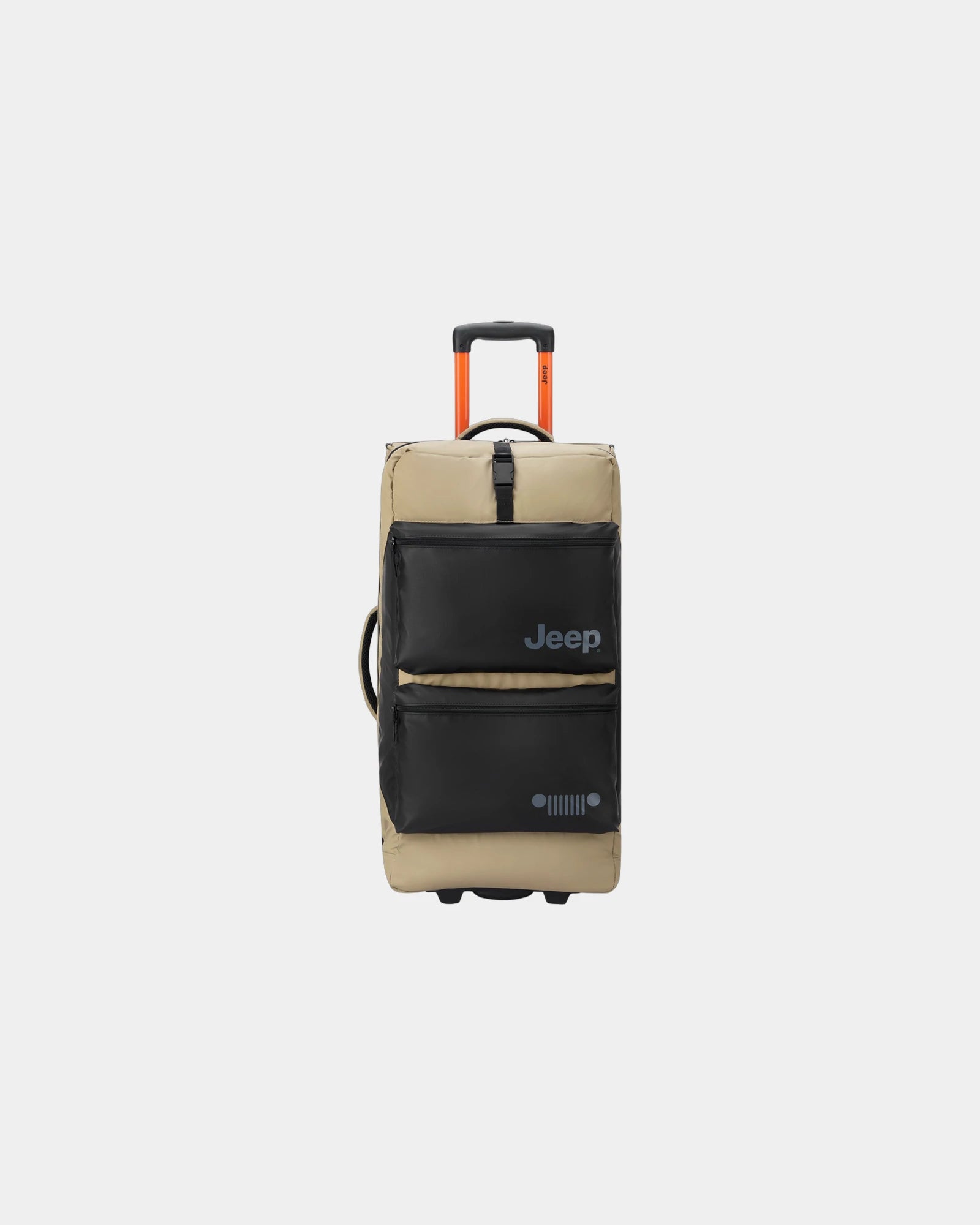 Reistas trolley gerecycled polyester om te personaliseren - warm zand