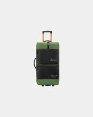 Reistas trolley gerecycled polyester om te personaliseren - olmgroen