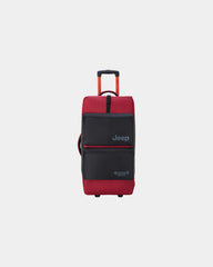 Reistas trolley gerecycled polyester om te personaliseren - tomaat