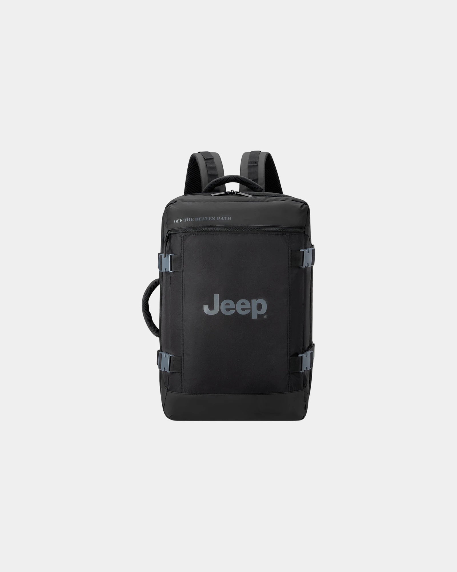 Rugzak van gerecycled polyester 48L om te personaliseren - Zwart