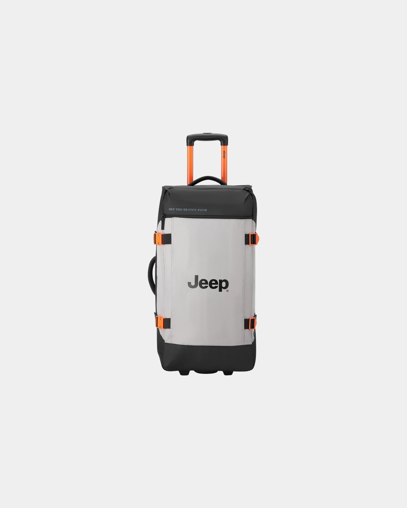 Reistas trolley gerecycled polyester om te personaliseren - grijsbruin