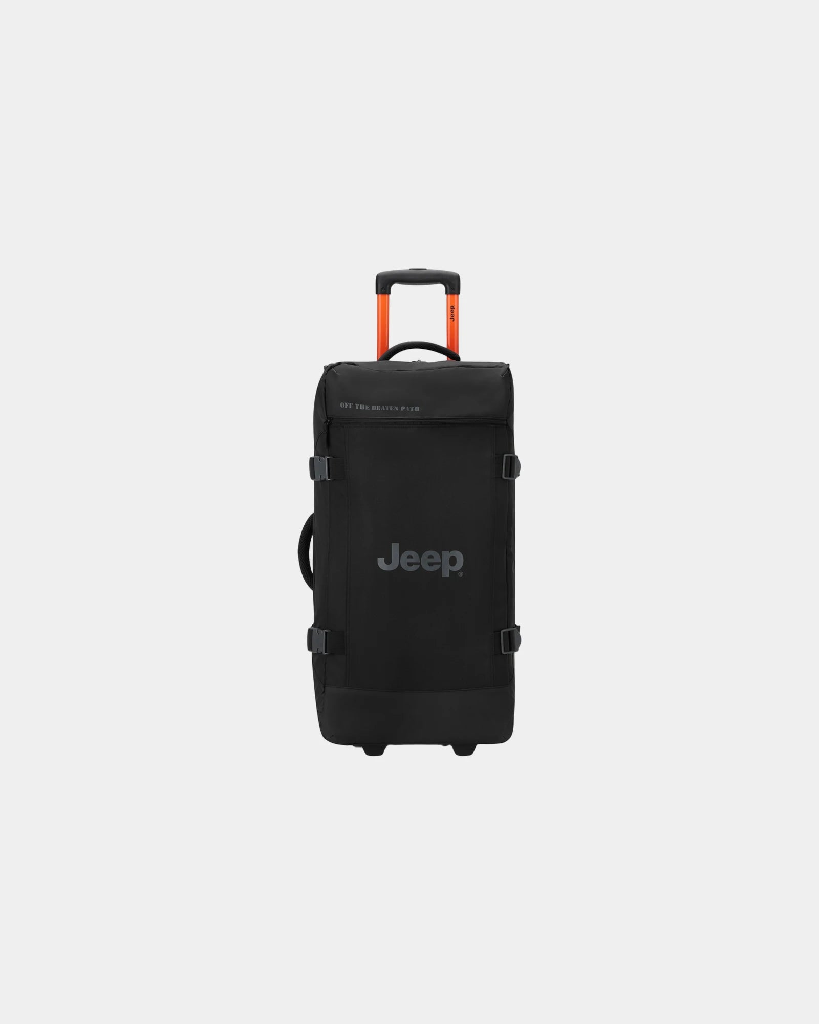 Reistas trolley gerecycled polyester om te personaliseren - Zwart