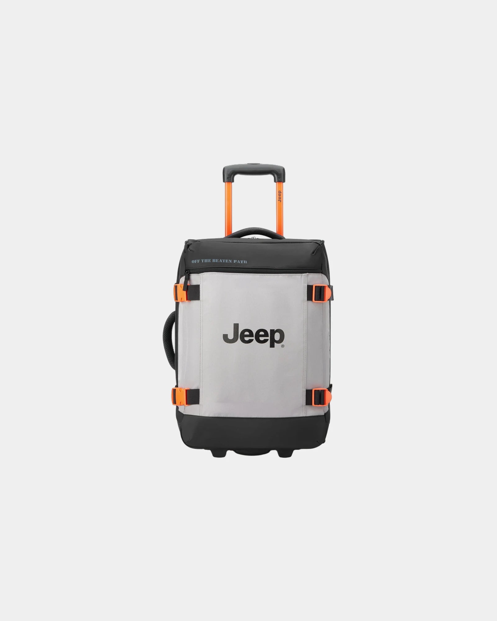 Reistas trolley gerecycled polyester om te personaliseren - grijsbruin