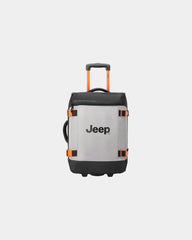 Reistas trolley gerecycled polyester om te personaliseren - grijsbruin