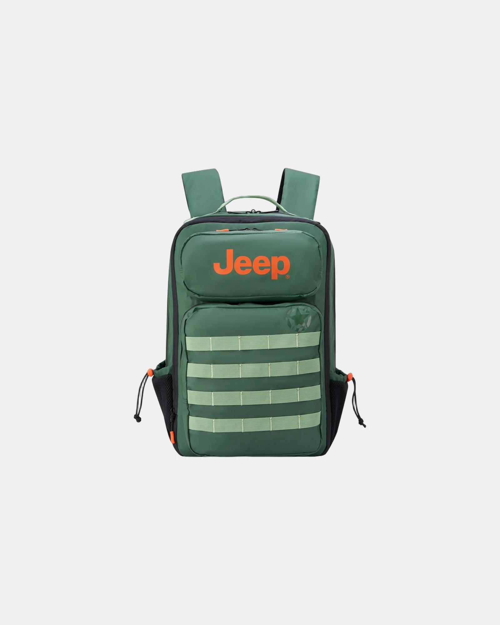 Rugzak tactisch gerecycled polyester om te personaliseren - Groen
