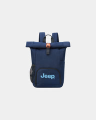 Rugzak rolltop polyester 23L om te personaliseren - Marineblauw