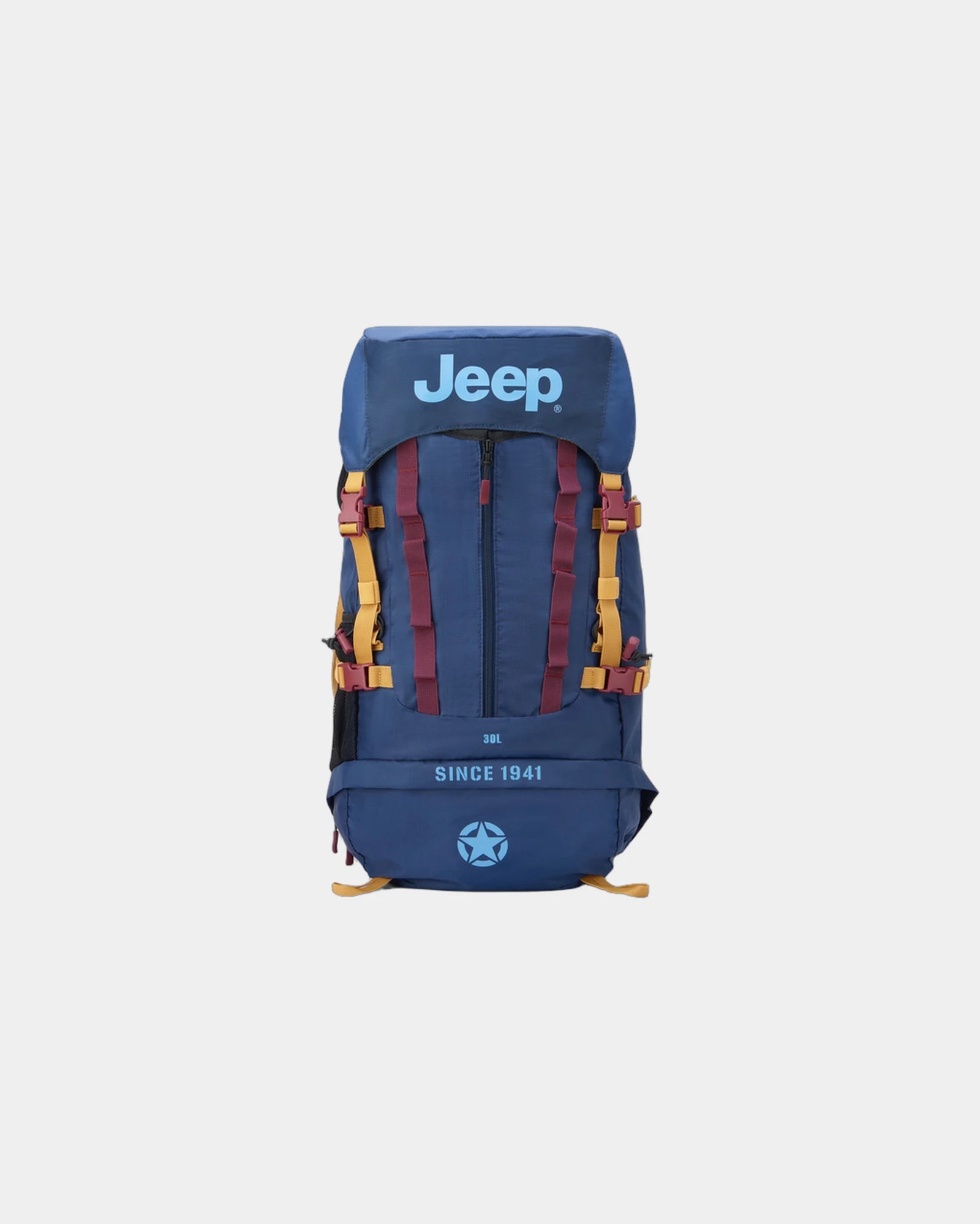 Rugzak polyester 30L wandelen om te personaliseren - Marineblauw