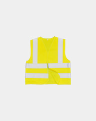 Kinderveiligheidsvest polyester om te personaliseren - Geel