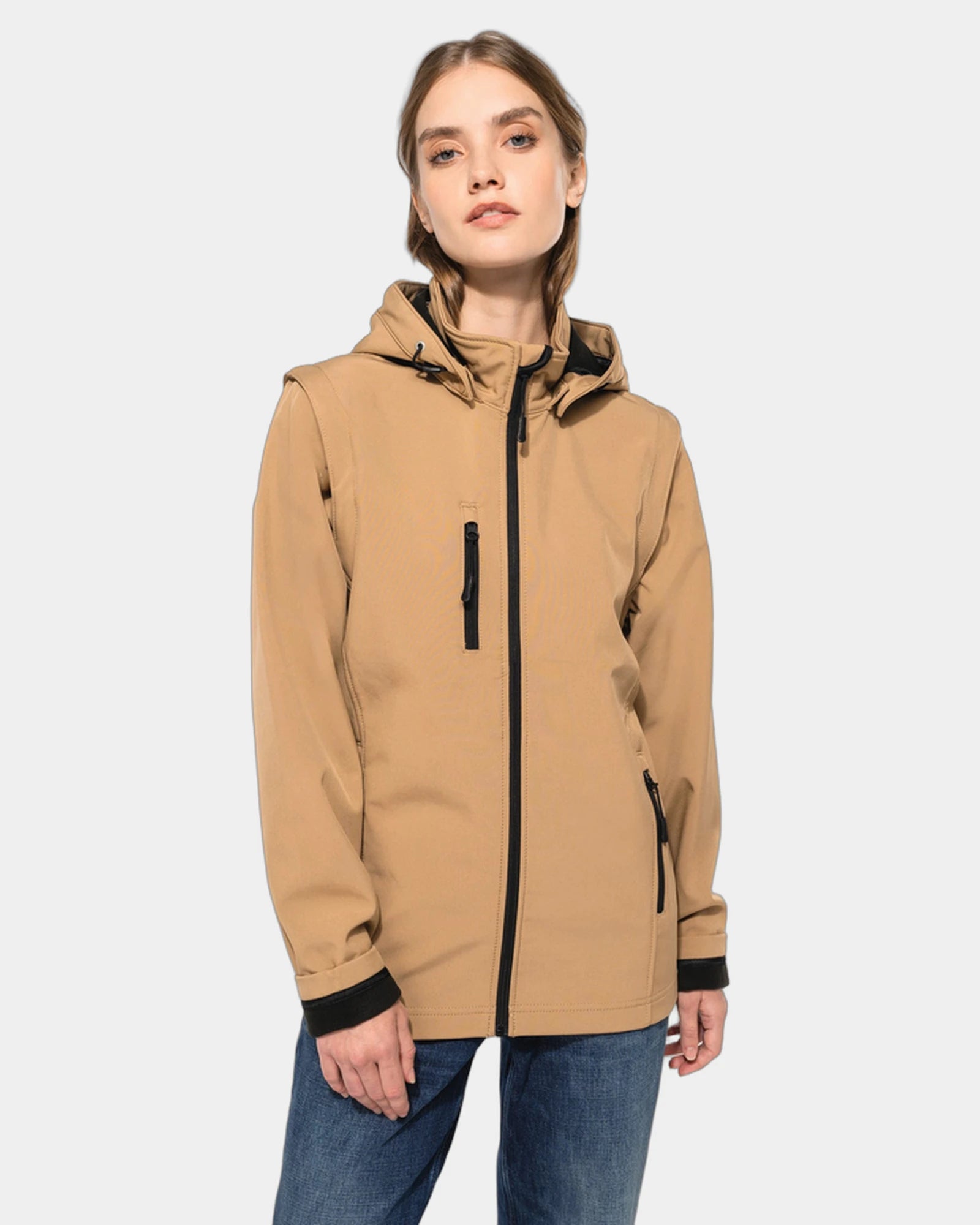 Softshell jas 3-laags met afneembare om te personaliseren - 4