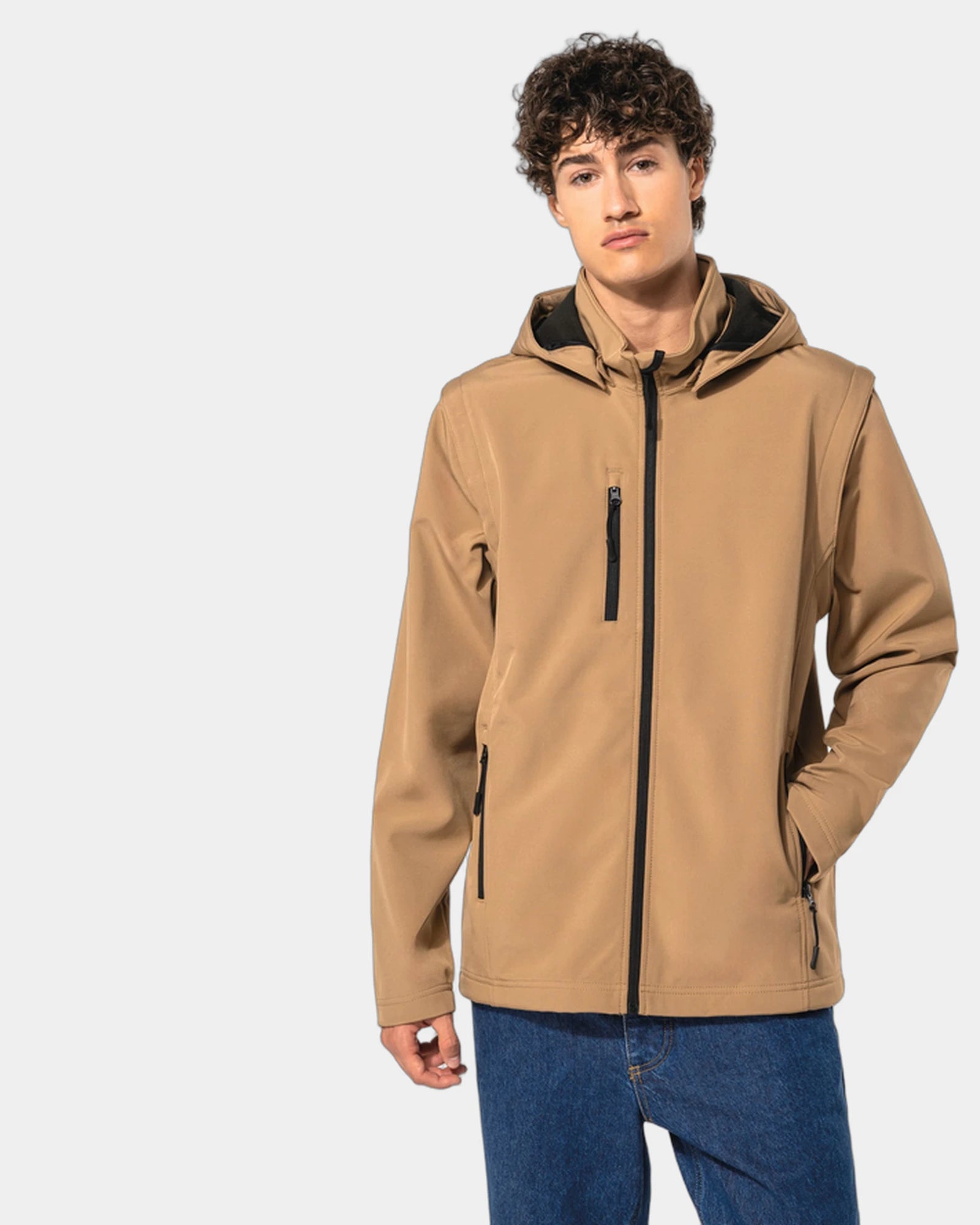 Softshell jas 3-laags met afneembare om te personaliseren - 2