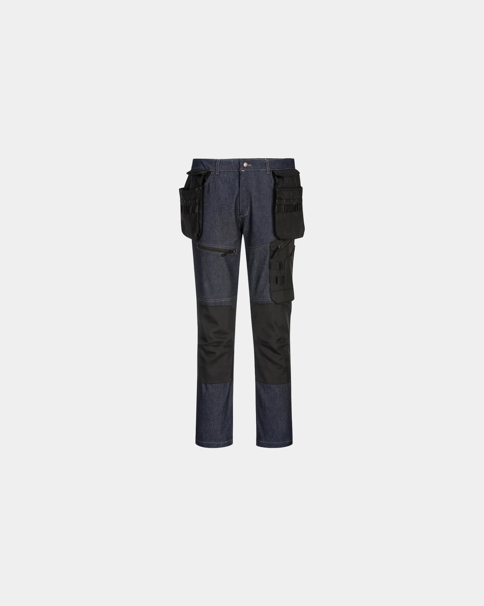 Jeansbroek stretch denim Holster KX3 om te personaliseren - Zwart