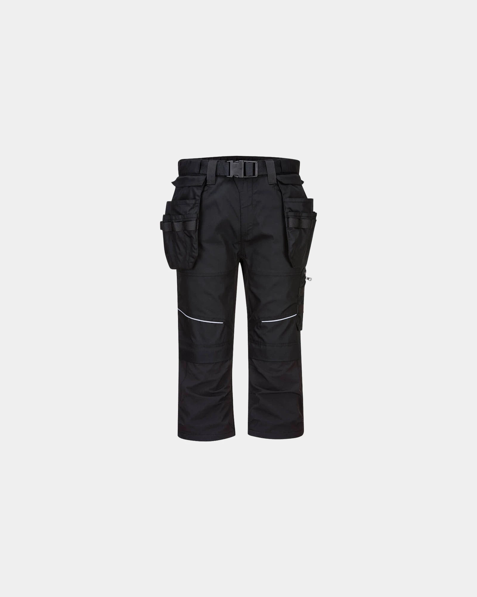 Werkshort holsterzakken Ripstop rekbaar om te personaliseren - Zwart-Hemelsblauw
