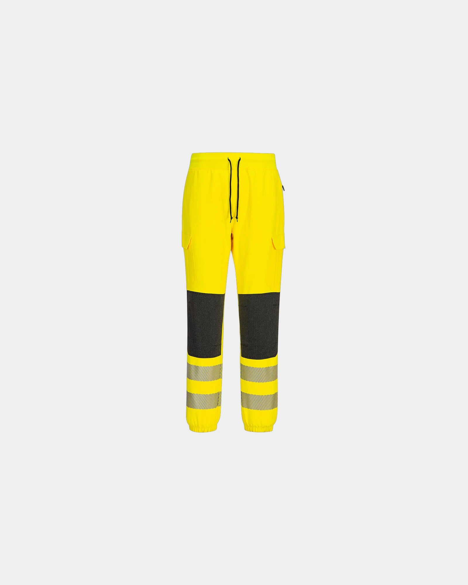 Joggingbroek hi-vis stretch klasse 2 om te personaliseren - Geel-Zwart