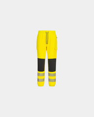 Joggingbroek hi-vis stretch klasse 2 om te personaliseren - Geel-Zwart