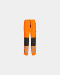 Joggingbroek hi-vis stretch klasse 2 om te personaliseren - Oranje