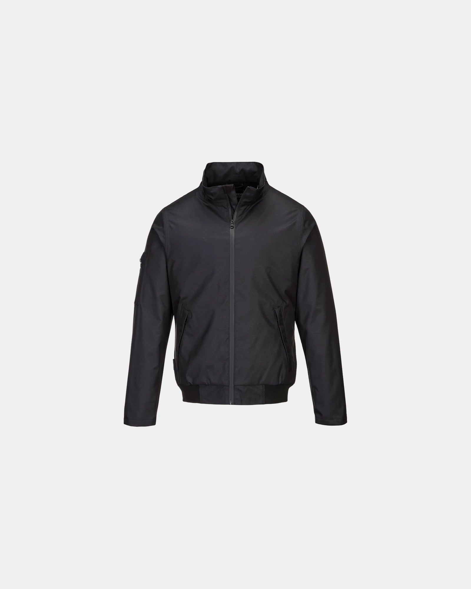 Bomberjack waterdicht polyester KX3 om te personaliseren - Zwart-Hemelsblauw