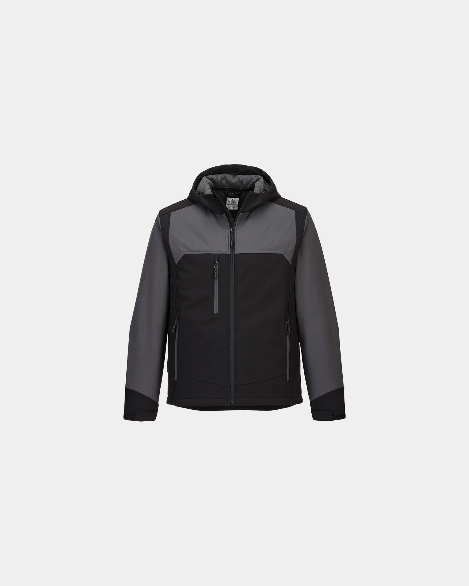 Softshell jas met capuchon 3 laags om te personaliseren - Donkergroen