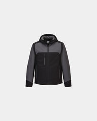 Softshell jas met capuchon 3 laags om te personaliseren - Donkergroen