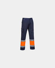 Werkbroek Hi-Vis tweekleurig veiligheid om te personaliseren - Oranje