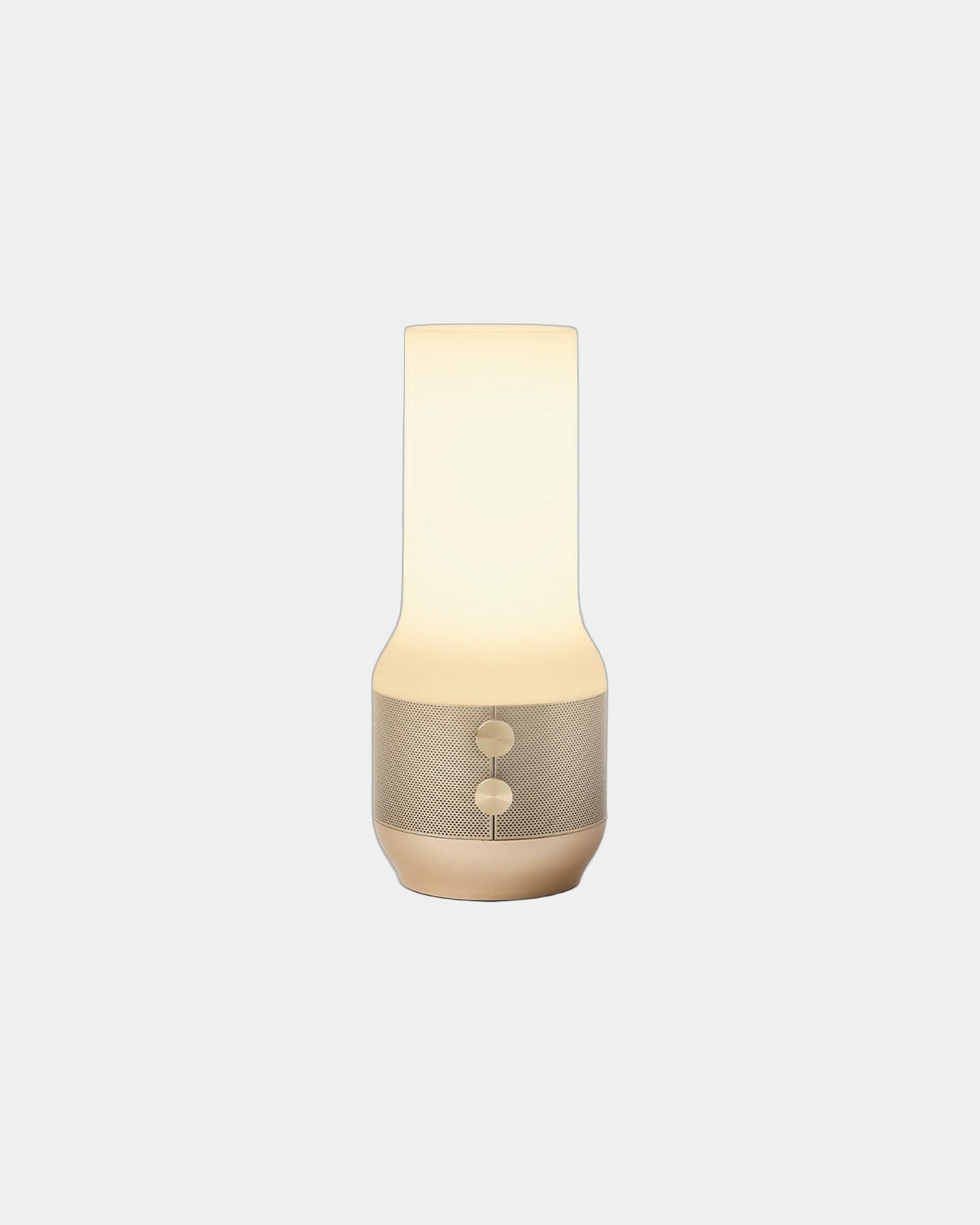 LED-lamp Lexon Terrace+ met speaker om te personaliseren - Soft Gold
