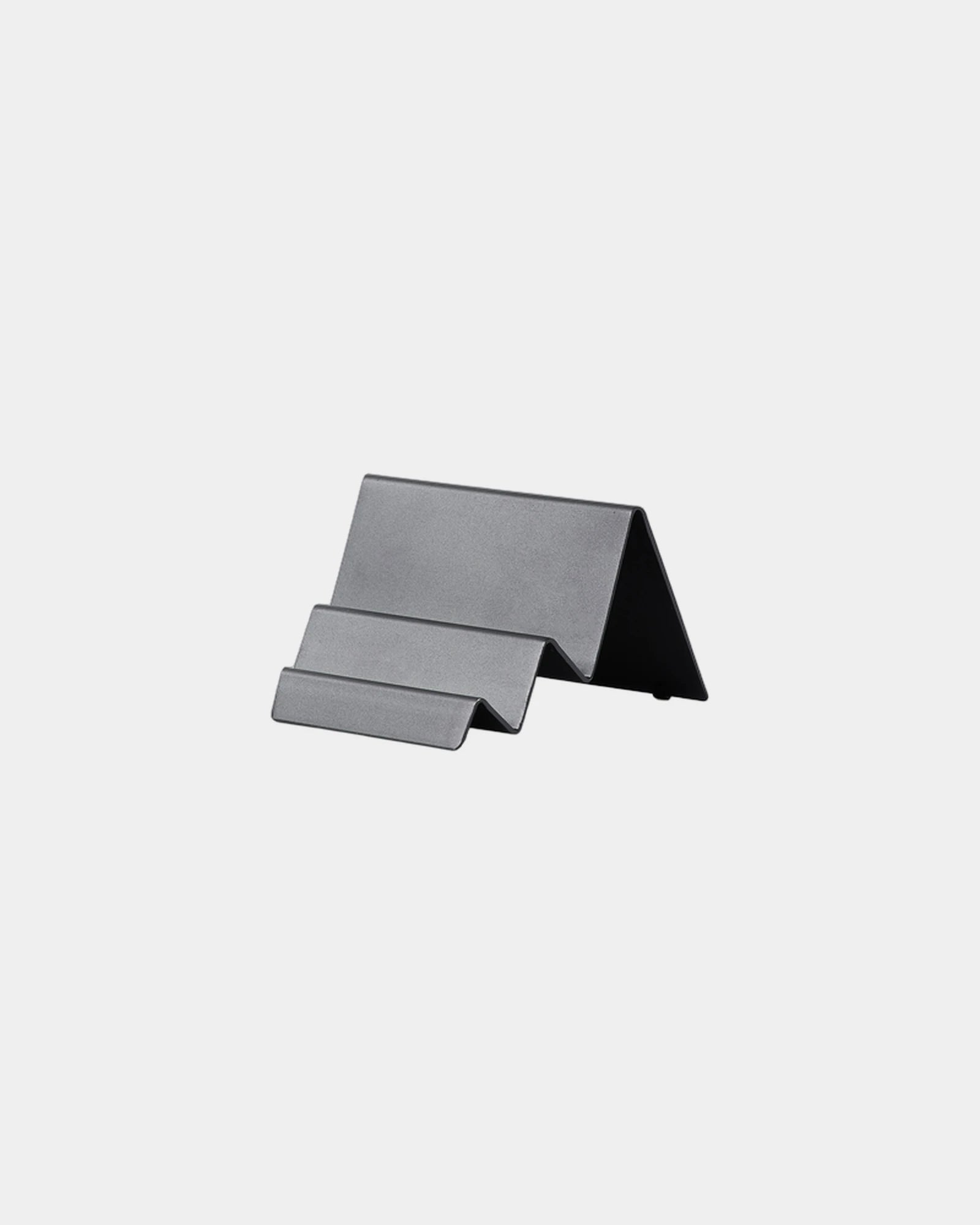 Kaartenhouder aluminium City Card Stand om te personaliseren - Gunmetal