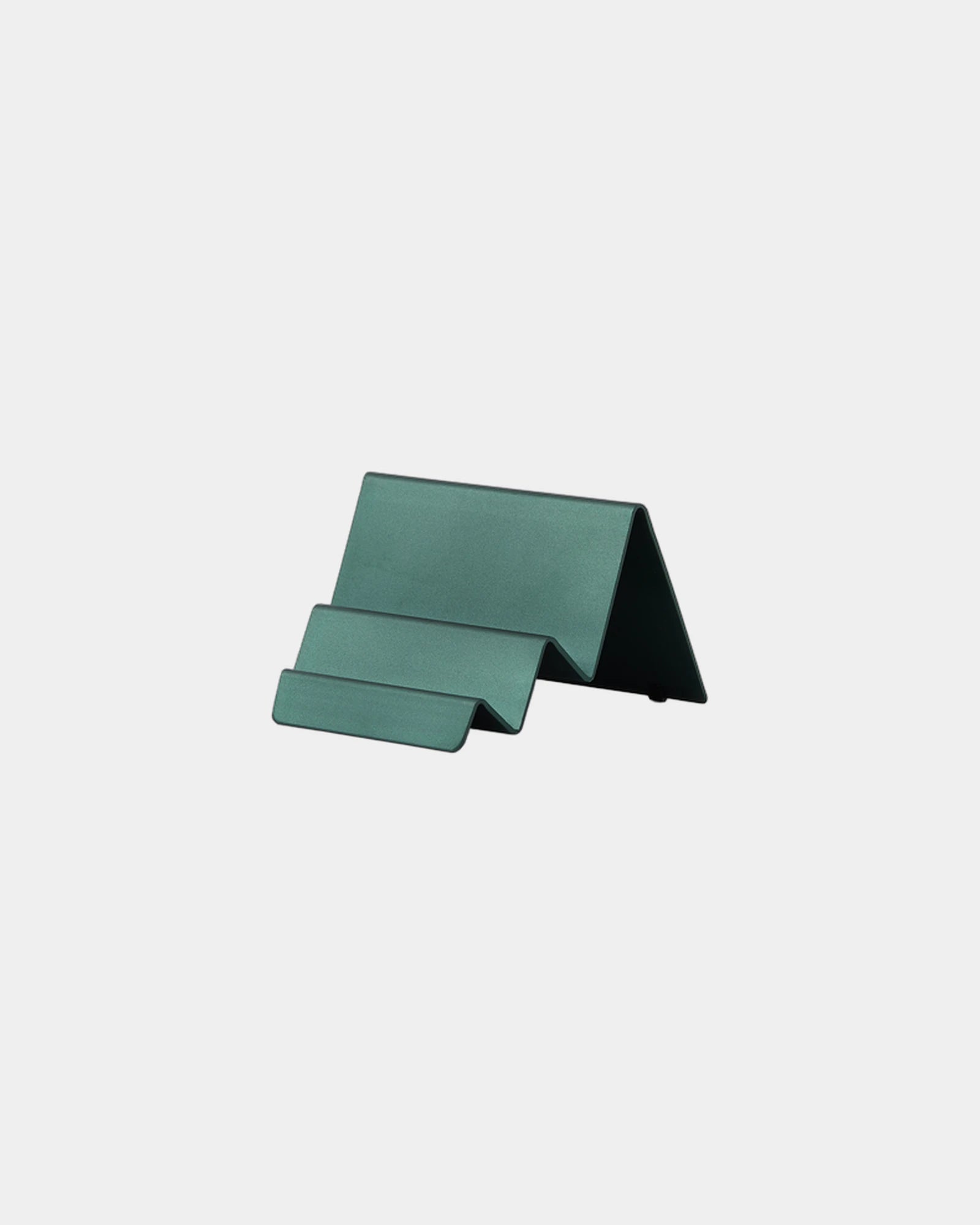 Kaartenhouder aluminium City Card Stand om te personaliseren - Groen