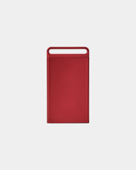 Kaarthouder aluminium Nomaday Card om te personaliseren - Donkerrood