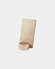 Draadloze oplader Lexon City Energy Pro om te personaliseren - Synthetisch leer bruin/goud