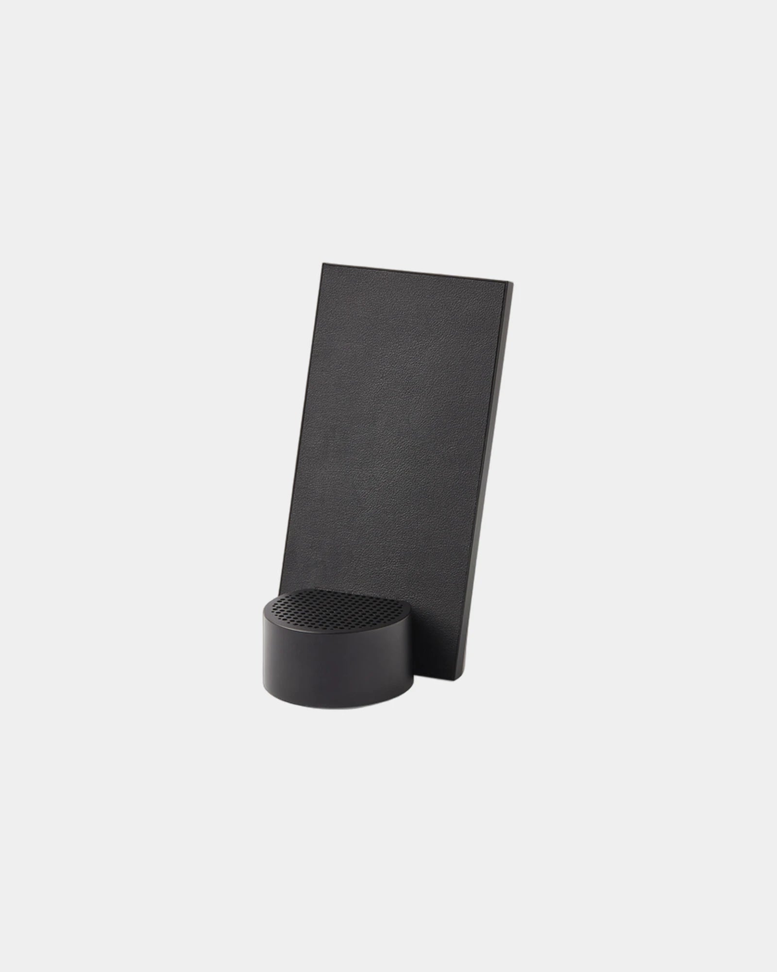 Draadloze oplader Lexon City Energy Pro om te personaliseren - synthetisch leer zwart/gunmetal