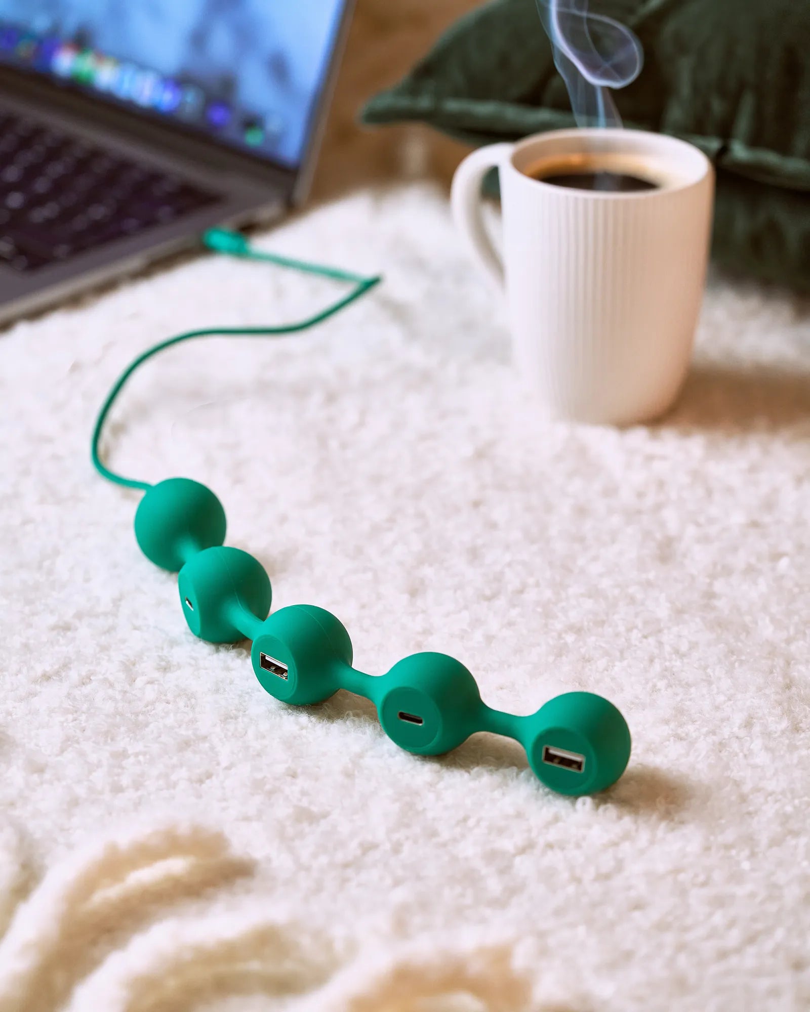 USB-C hub Lexon Peas Hub-C om te personaliseren - 3