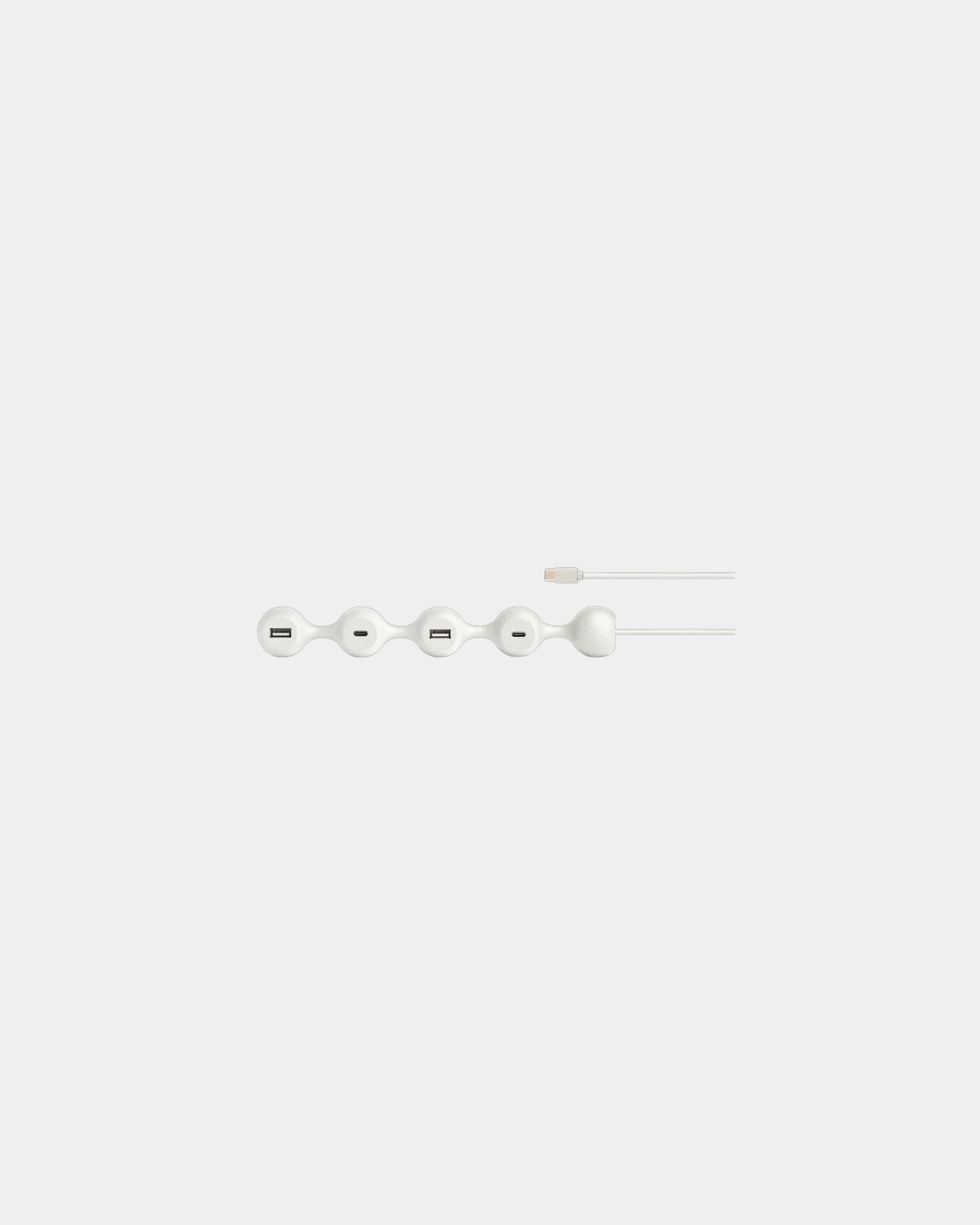 USB-C hub Lexon Peas Hub-C om te personaliseren - Wit