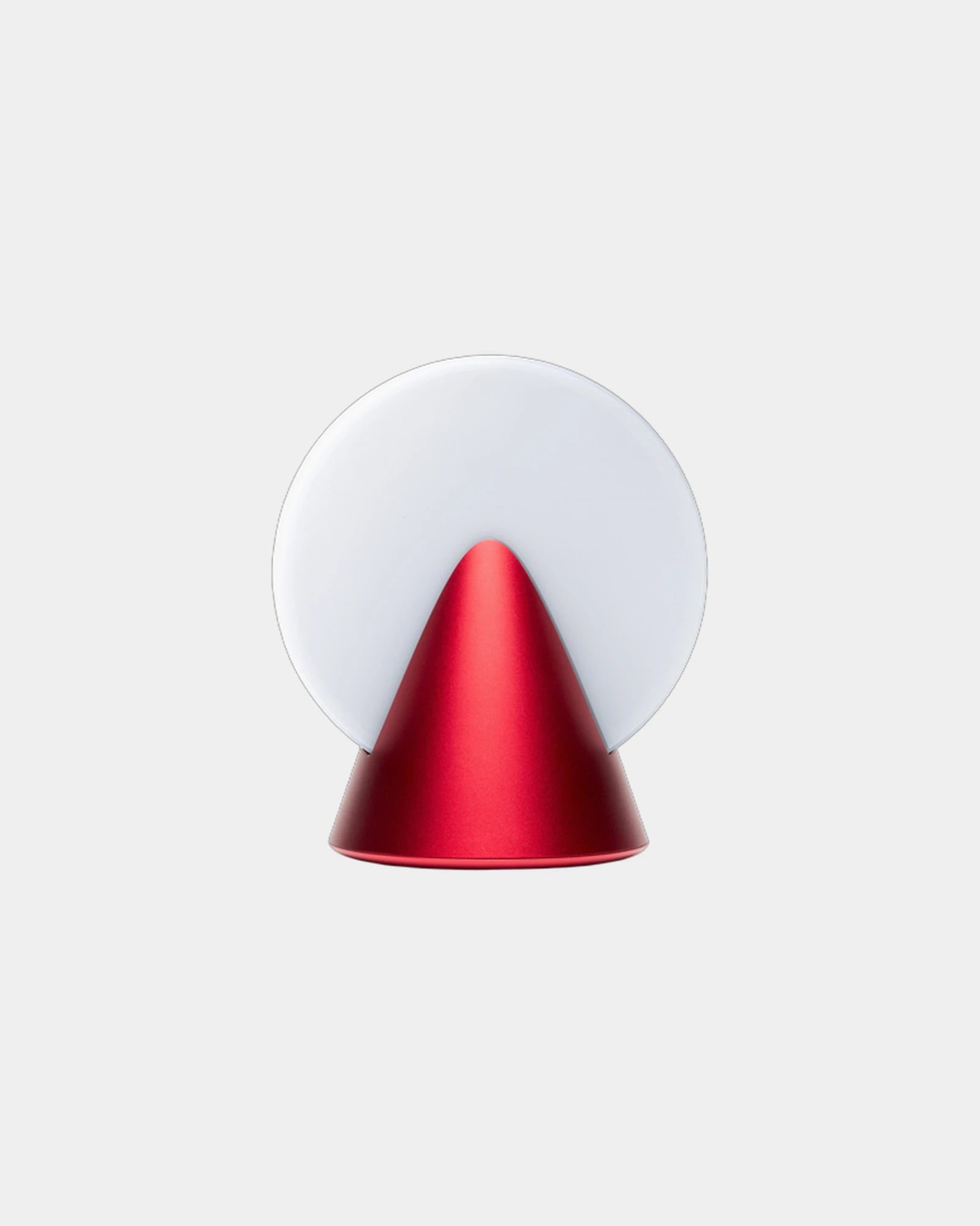 LED-lamp aluminium Lexon Conic om te personaliseren - kersenrood
