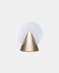LED-lamp aluminium Lexon Conic om te personaliseren - goudhoning