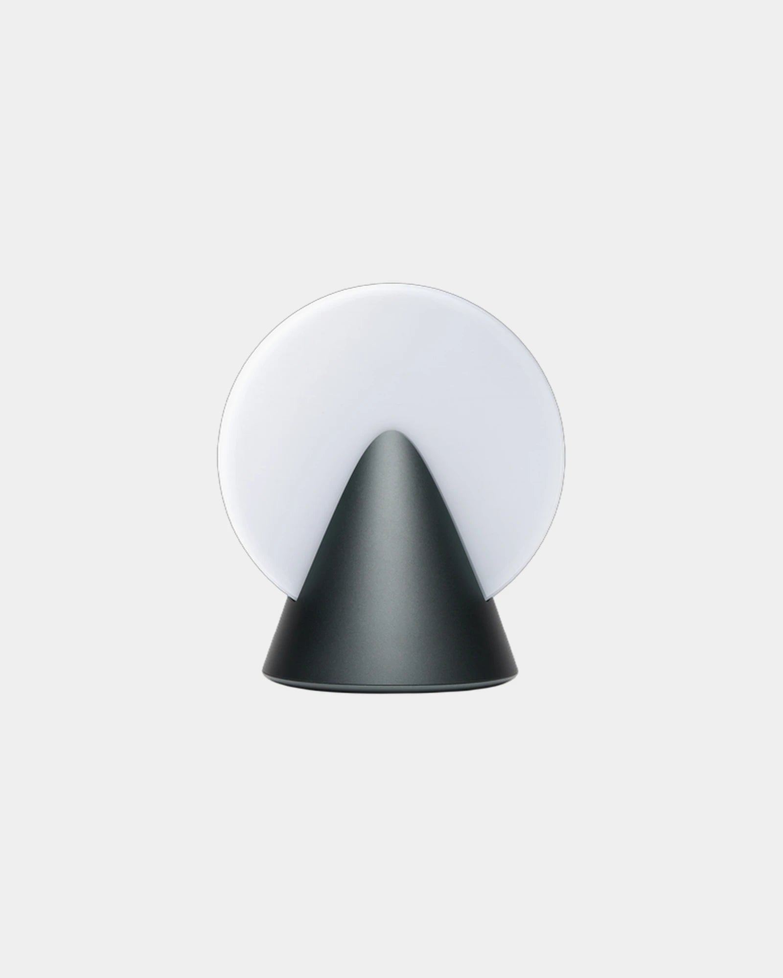 LED-lamp aluminium Lexon Conic om te personaliseren - platinagrijs