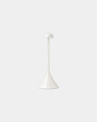 Tafellamp LED Lexon Steli S Dome om te personaliseren - Glanzend wit