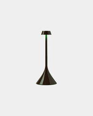 Tafellamp LED Lexon Steli S Dome om te personaliseren - Glanzend chocoladebruin