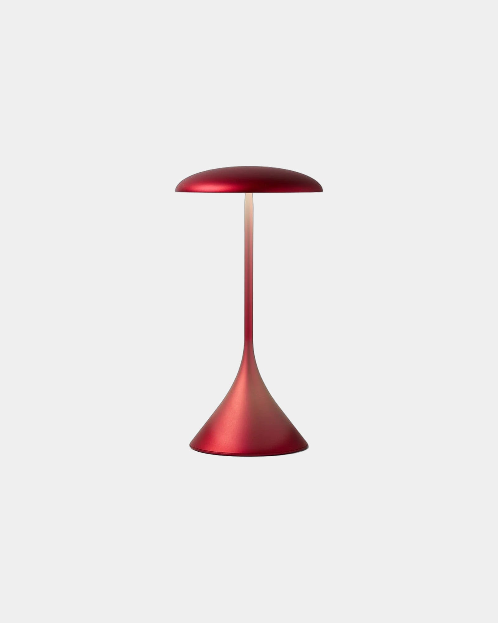 Tafellamp aluminium Lexon Steli Lounge om te personaliseren - Donkerrood