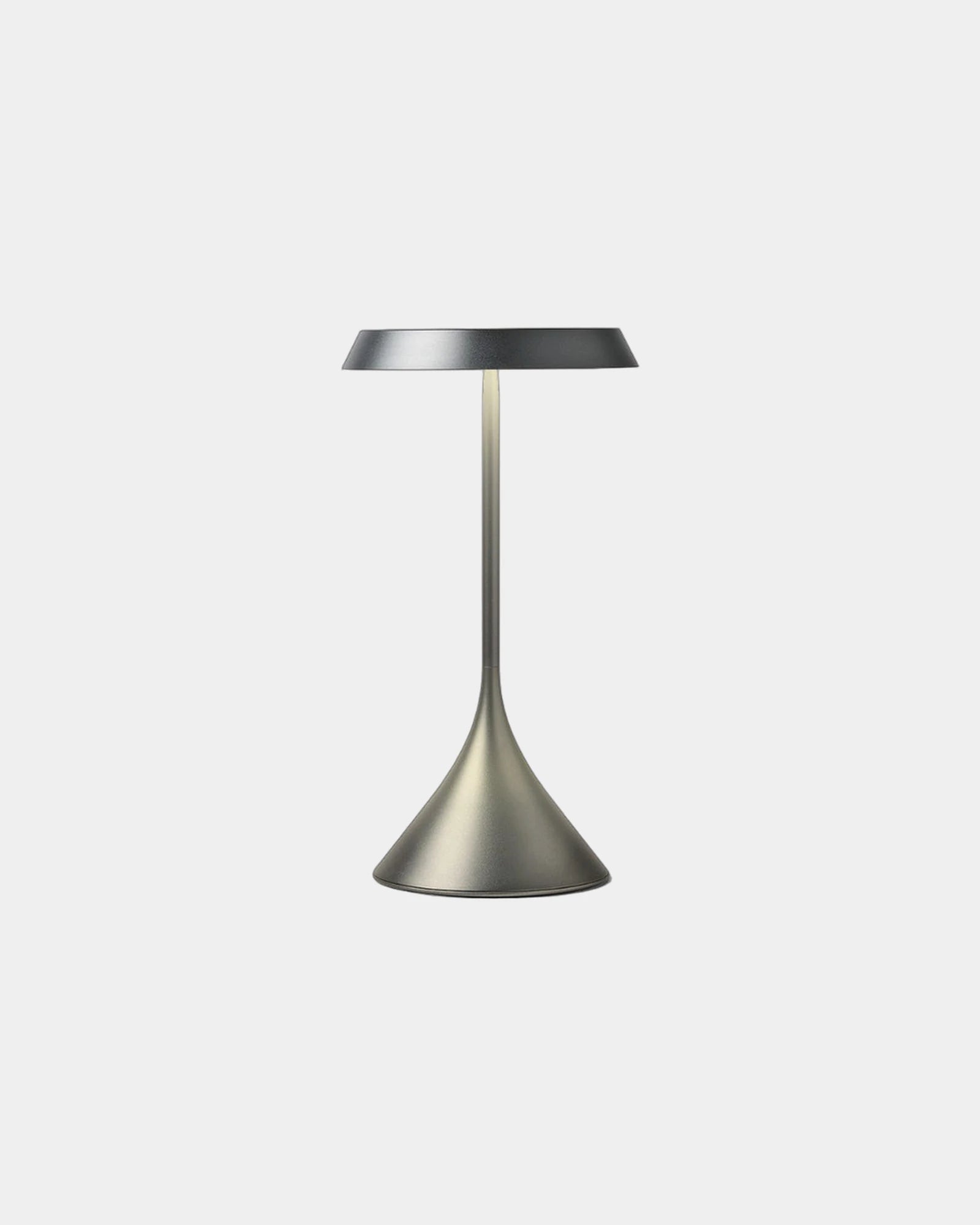 Tafellamp aluminium Lexon Steli Lounge om te personaliseren - Wapengrijs