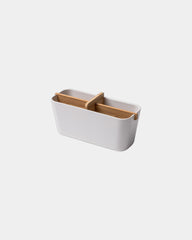 Badkamerorganizer bamboe Zen Large Cup om te personaliseren - Wit