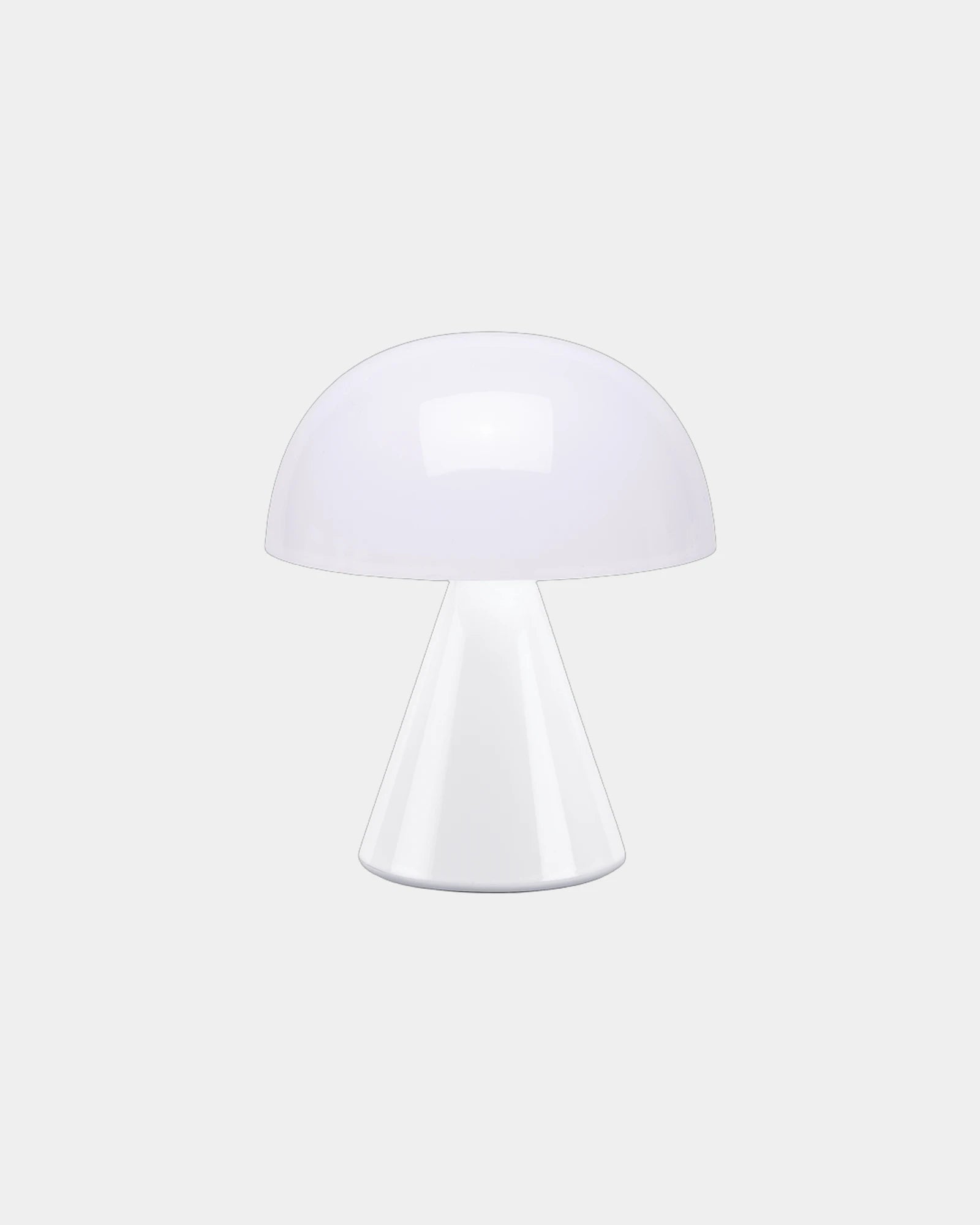 LED-lamp Lexon Mina M om te personaliseren - Wit glanzend