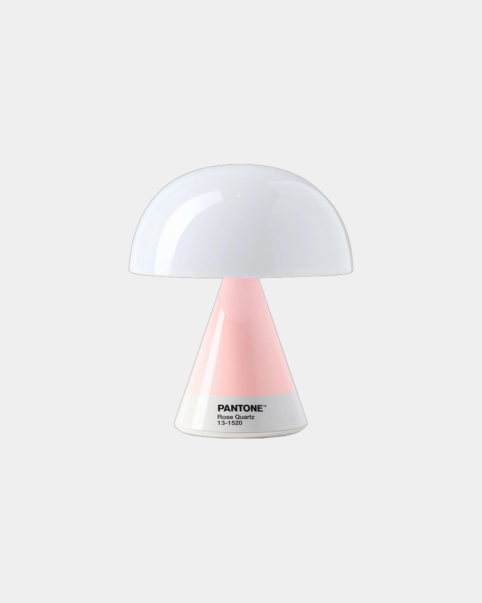 LED-lamp Lexon Mina M spatwaterdicht om te personaliseren - Rose Quartz