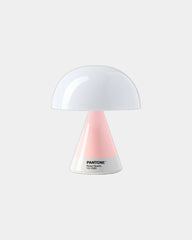 LED-lamp Lexon Mina M spatwaterdicht om te personaliseren - Rose Quartz