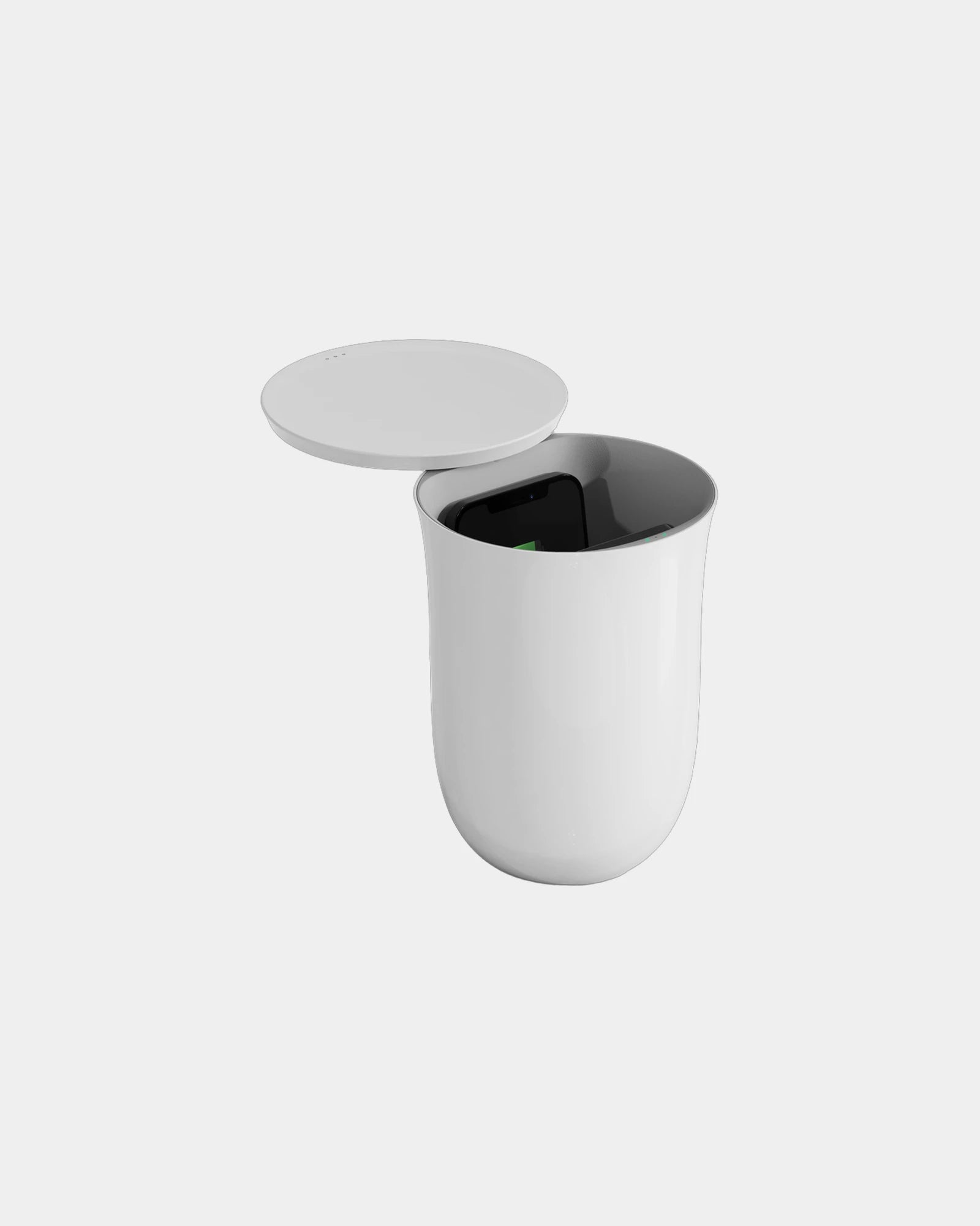 UV-sterilisatiebox Lexon Oblio Duo om te personaliseren - Wit