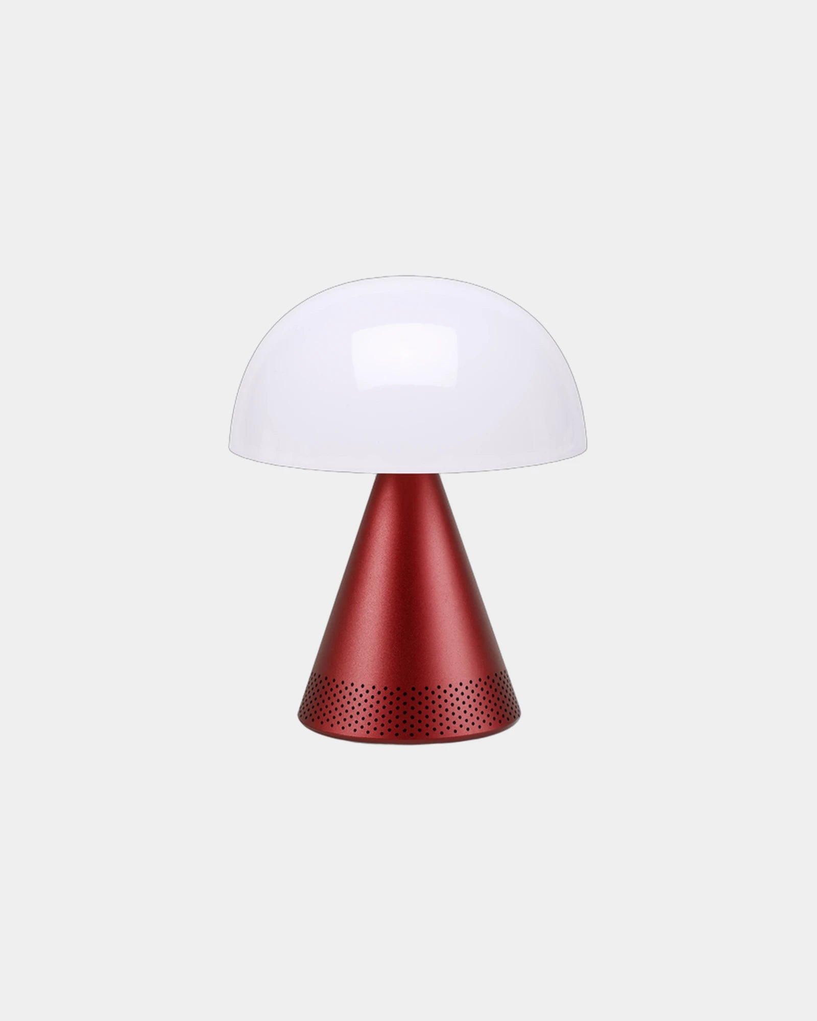 LED-lamp Lexon Mina L Audio om te personaliseren - Donkerrood