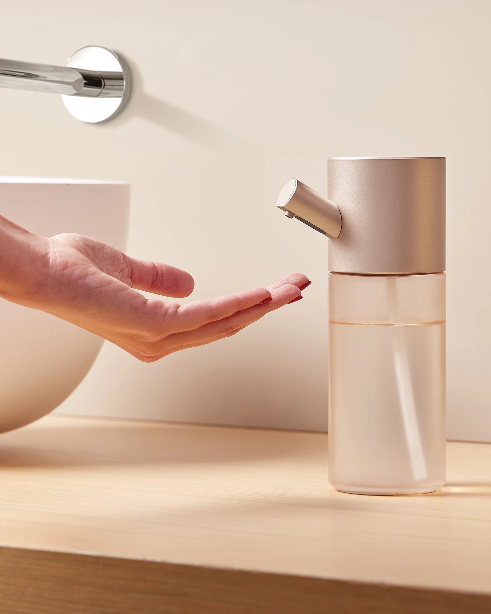 Zeepdispenser aluminium Horizon 400ml om te personaliseren - 10