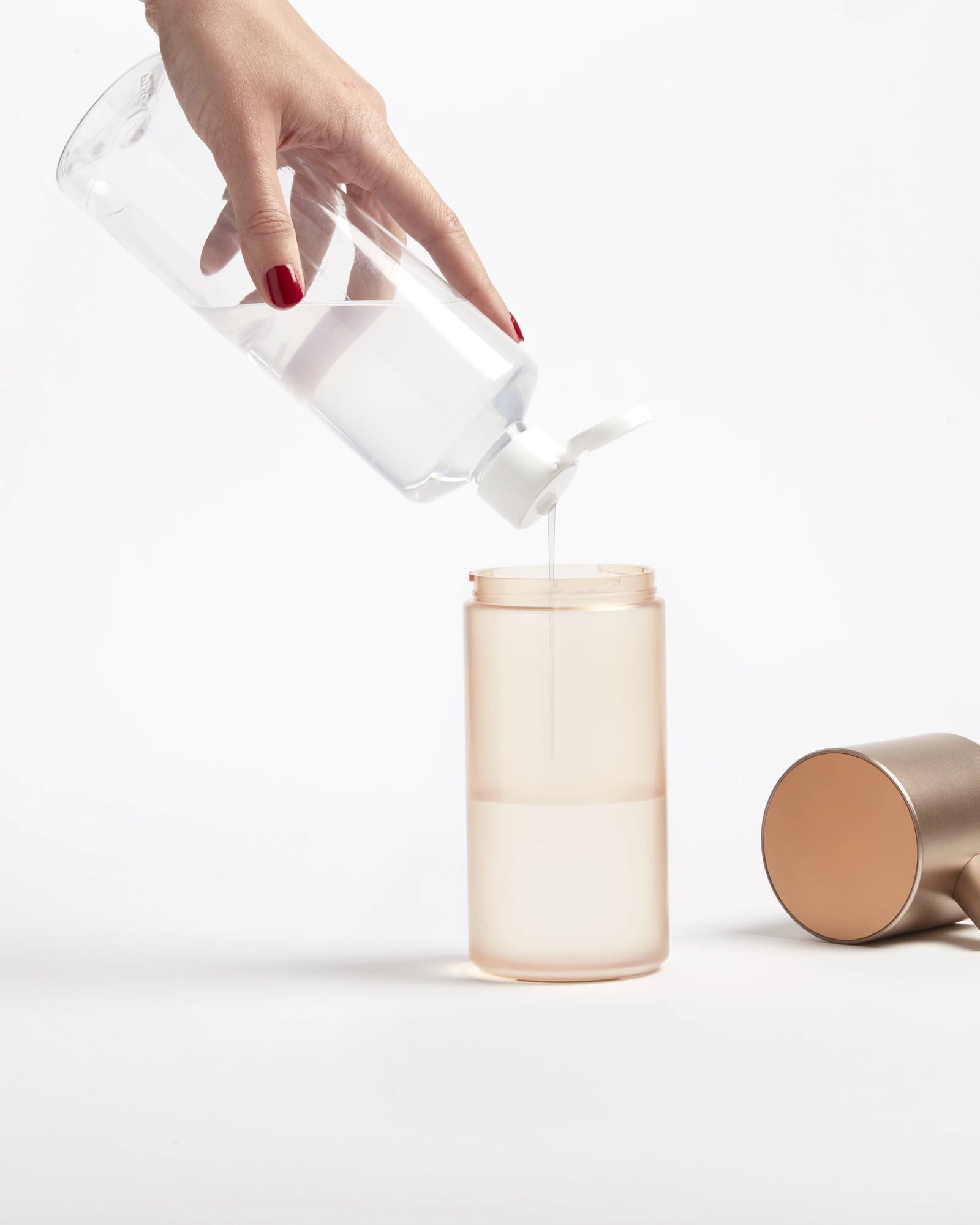 Zeepdispenser aluminium Horizon 400ml om te personaliseren - 8